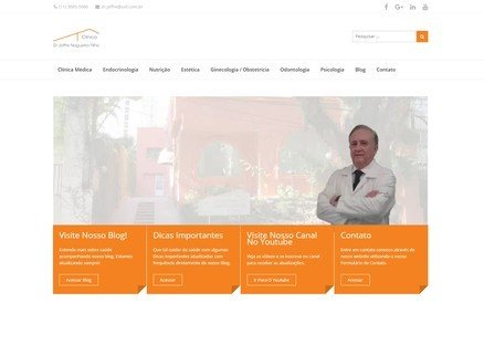 Cliente de Web Design - Clínica Dr. Joffre Nogueira Filho