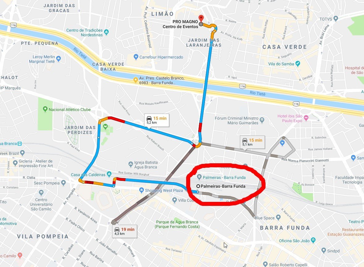 Estação Palmeiras Barra Funda