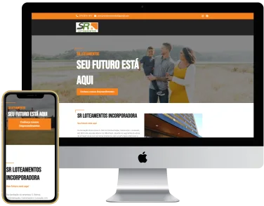 Criação de sites SP- Portifolio: SR Empreendimentos